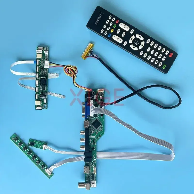 

Для LP154WX7 B154EW09 плата драйвера контроллера ТВ аналоговый сигнал 30-контактный LVDS 1280*800 комплект USB + AV + HDMI + VGA ЖК-панель 15,4 дюйма