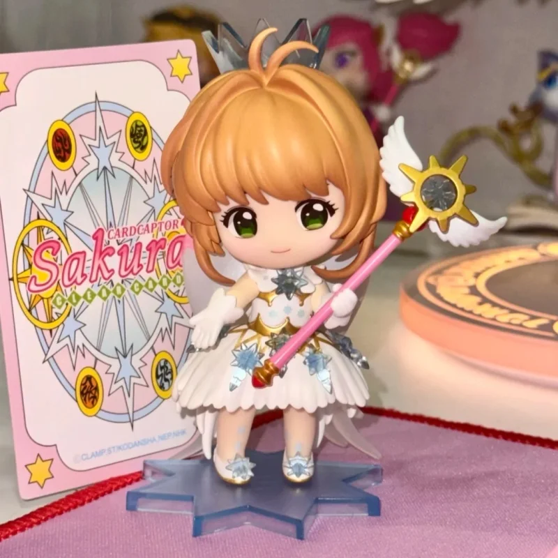 Caja Sorpresa Pop Mart, Serie de Tarjetas Coleccionables Cardcaptor Sakura, Figura Coleccionable, Decoración de Escritorio, Regalo para Coleccionistas de Anime Adultas
