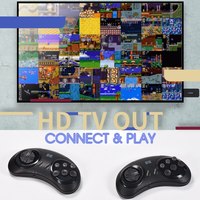 DATA FROG 4K Video Retro Game Consoles 1900 Games Game Stick 16 Bit MD Dual Wireless Gamepad For Sega Genesis Mega Drive