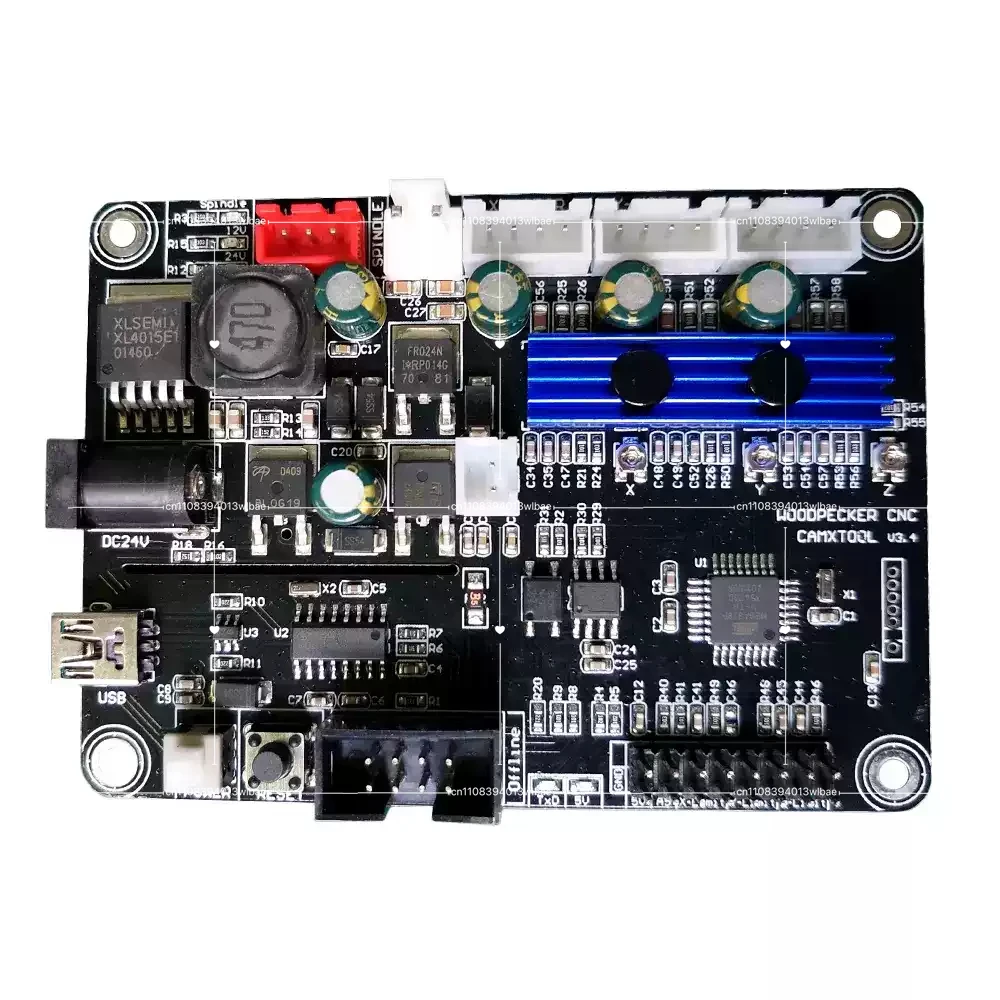 100W Control Board Can Be Offline, USB 3-axis Control Board for Laser Engraving Machine DIY Small CNC Engraving Machine