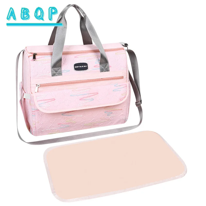 New Diaper Bag Handbag Large Capacity Baby Diaper Bag Handbag Fashion and Lightweight Going Out Baby Products Storage Bag