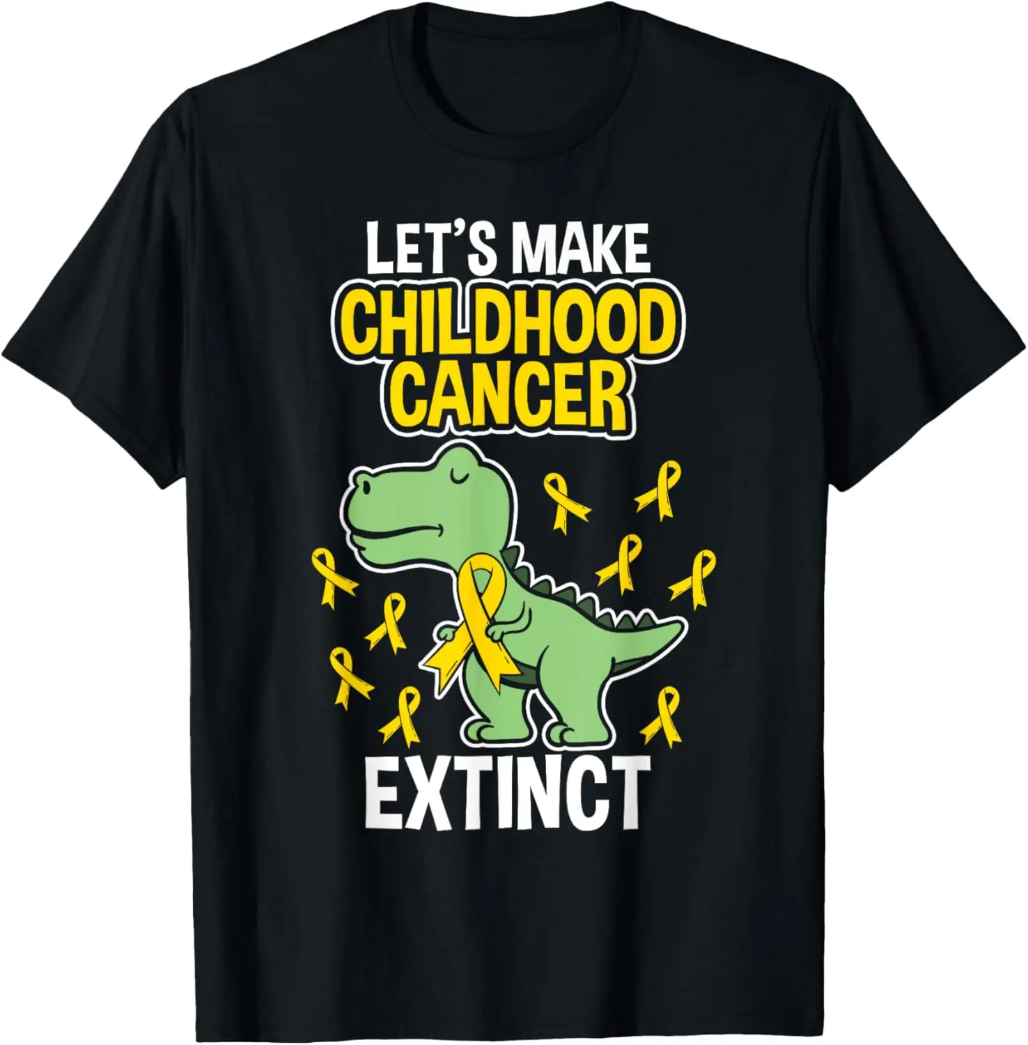 Childhood Cancer Extinct Dinosaur Dino Pediatrician Pedia T-Shirt