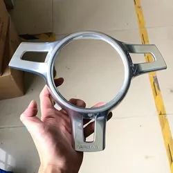 Chrome Car Steering Wheel Cover Trim Modeling Decoration Replace For Porsche Panamera 718 981 911 Boxster Cayman Cayenne