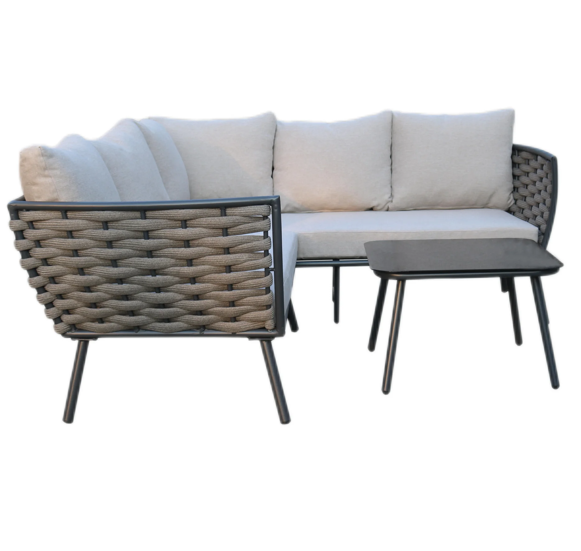 

Stylish Modern Outdoor Garden Furniture Set Rattan Sofa for Leisure for Living Room Hotel Park Apartment