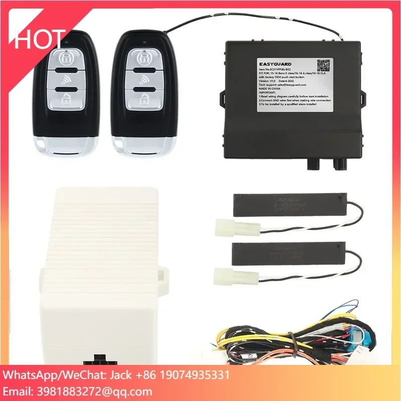 

EASYGUARD Plug&play Auto Start Fit For Benz 2020 E Class W212/18-19 C Class W205/18-20 S Class Hybrid With Oem Push Button