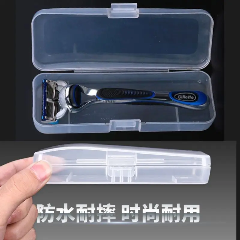 Razor Storage Box for Men, Razor Holder, Shaving Machine, Bath Box, Shaver, Travel Case for Home, Banheiro Acessórios