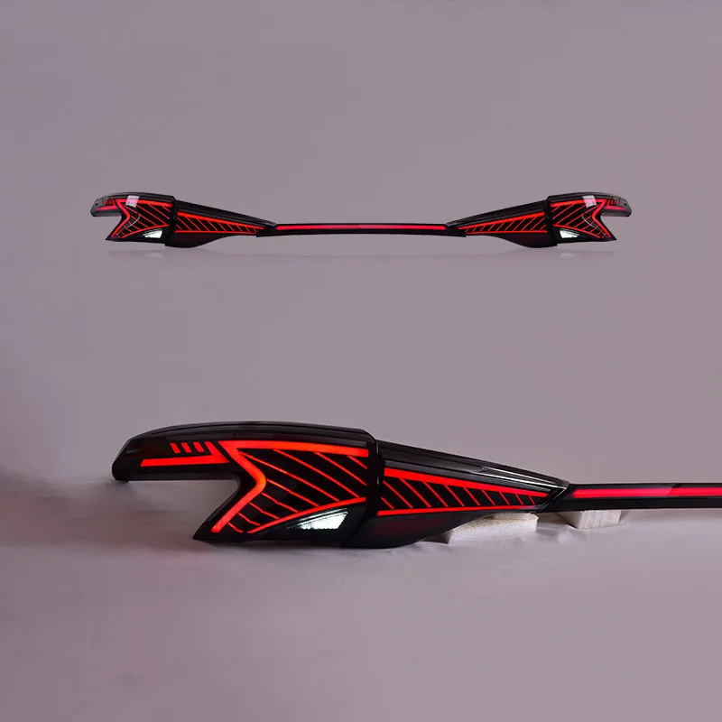 سيارة ل Toyt سيينا أضواء خلفية 2021-2023 مصباح ليد الذيل مصباح DRL إشارة الفرامل عكس اكسسوارات السيارات #4