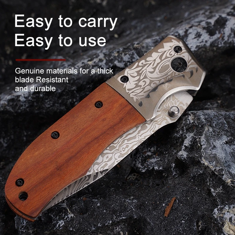 Outdoor Portable Folding Knife, Camping Mountaineering, Multi-Purpose