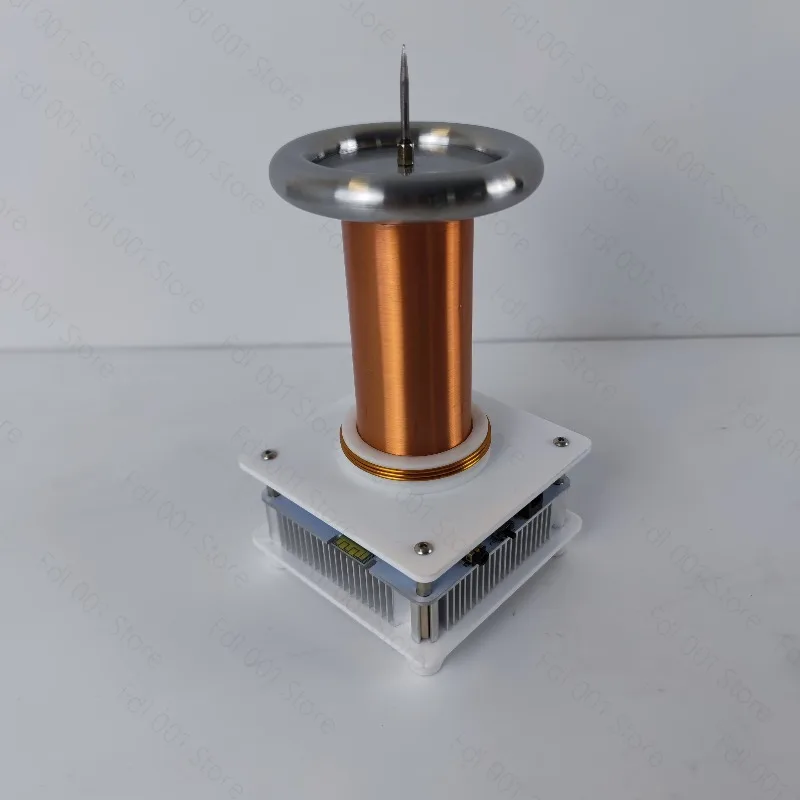 DIY Music Coil  Speaker Arc Spark Generator Touch Lighting Experiment Toy Golden Blue Optional
