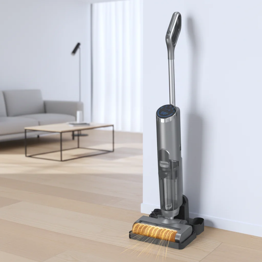 

Hot Sale Portable Wet Dry Vacuum Cleaner Self-Cleaning Handheld Cordless Floor Care Wireless Floor Washer for Russian HomeMarket