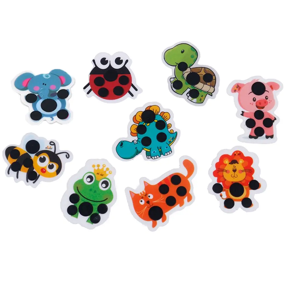 10Pcs Animal Fever Detection Head Kids Thermometers Thermometer Temperature Test Forehead Sticker