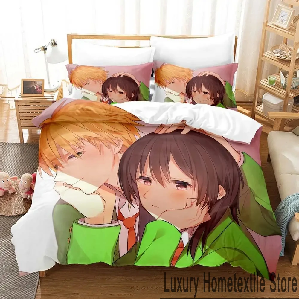 Anime Maid Sama Misaki Bedding Set Duvet Cover Bed Set Quilt Cover Pillowcase Comforter king Queen Size Boys Adult Bedding Set