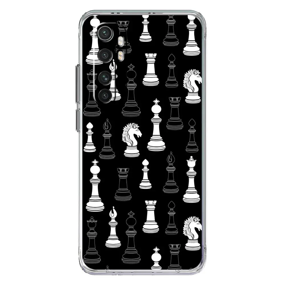 Capa de telefone para xiaomi mi poco x7 x6 x5 nfc x3 f7 ultra f6 pro f3 15 14t 14 13t 11 12 13 lite claro tpu capa xadrez arte
