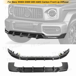 For Mercedes Benz G Class G63 W464 2019-2022 High Quality Real Carbon Fiber Front Lip Rear Diffuser Bumper Spoiler BodyKit