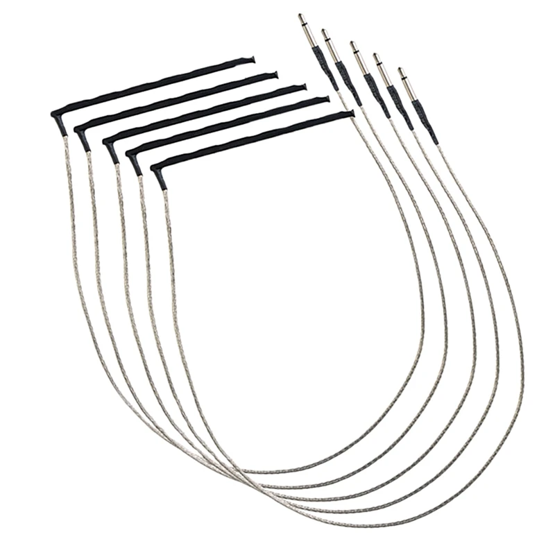 5PCS กีตาร์ Pickup Piezo Rod Under-Saddle Passive Piezo สำหรับคลาสสิกพื้นบ้านกีตาร์อุปกรณ์เสริม