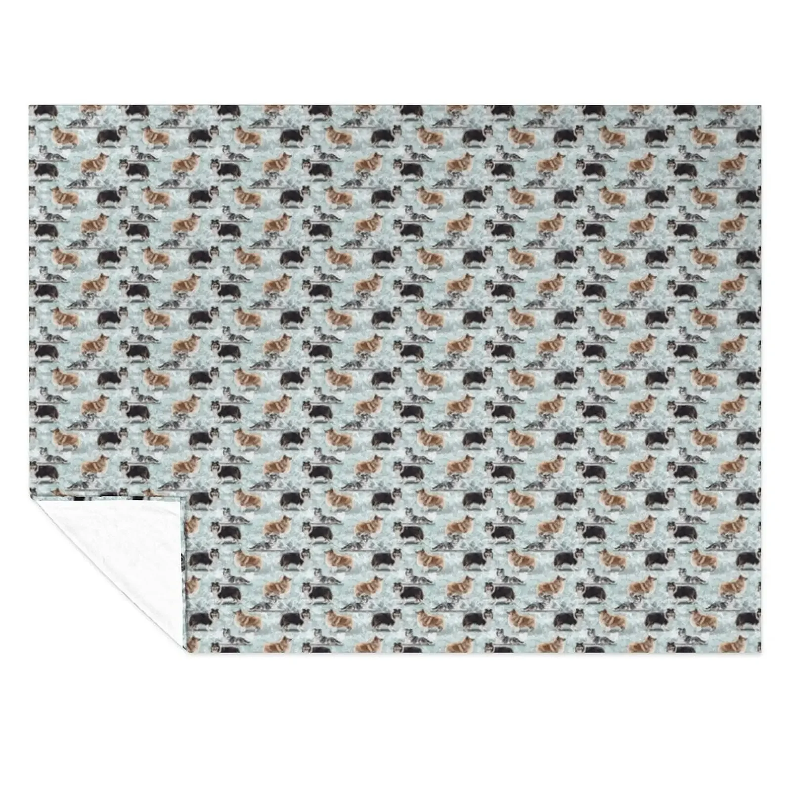 

The Shetland Sheepdog Sheltie Throw Blanket Blankets For Baby Softest Luxury warm for winter Blankets