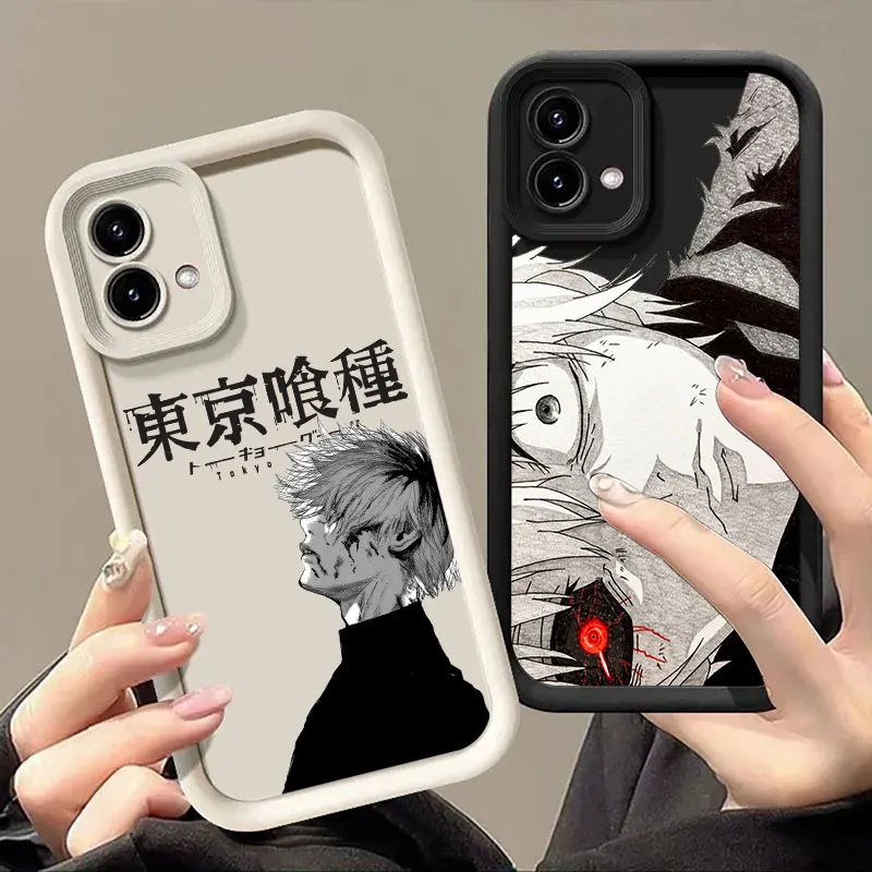 

Phone Case For Motorola Moto Edge 60 50 Fusion 40NEO G85 G84 G75 G54 G53 G35 G34 G22 G15 G14 E40 E32 E22 Cover Tokyo Ghoul Anime