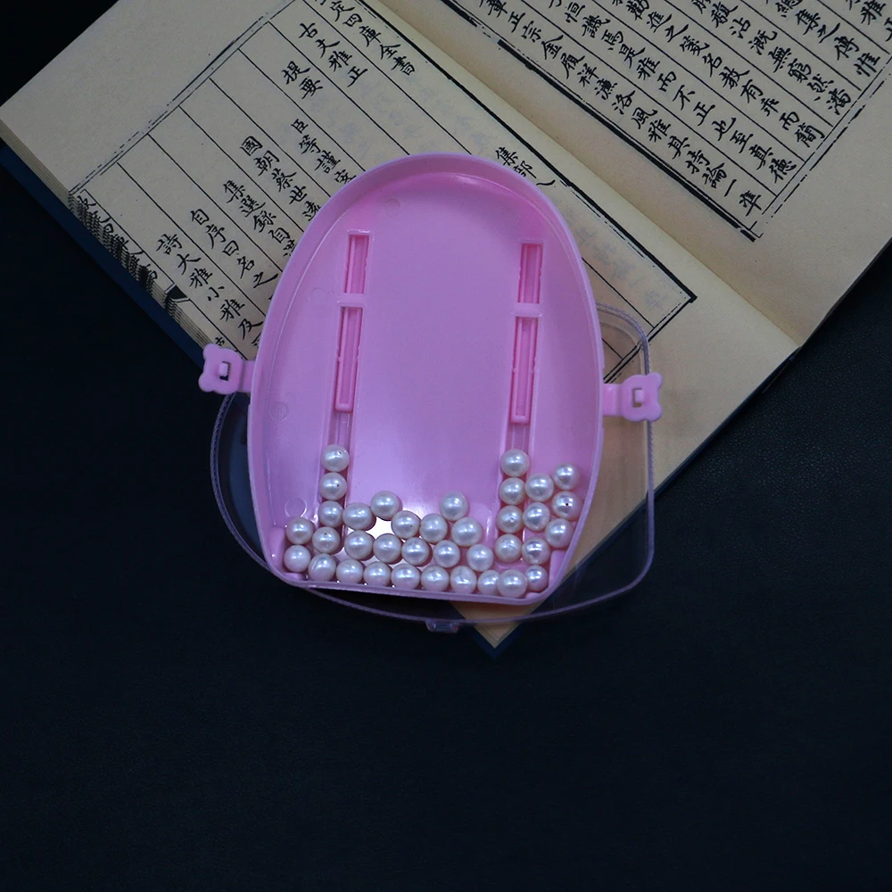 

2pcs Transparent Pink Jewelry Box Storage Box for Girls' Hair Bands Hair Clips Earrings Bracelets Wholesale From Manufacturer