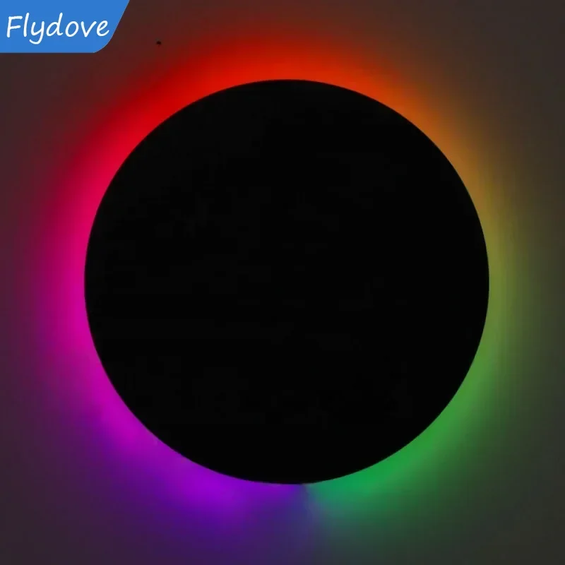 Modern Black White Touch Sensor Wall Lamp LED Light Corridor Living Room Bedroom Bedside Kitchen Background Light Home Decor