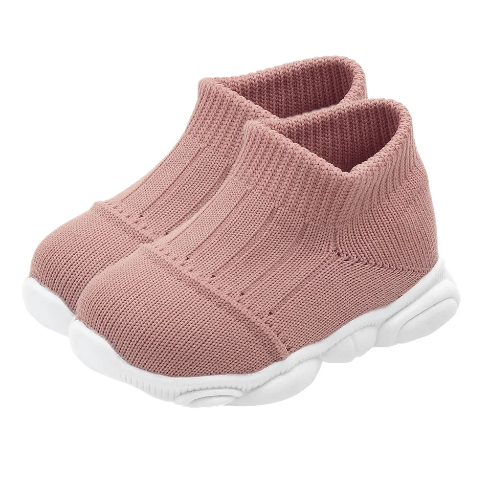 

1 пара детских противоскользящих детских туфель, дышащая тканая конструкция, мягкая подошва, милая прогулочная обувь для малышей, удобная посадка