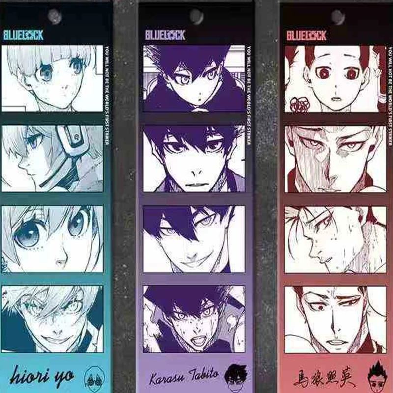 Wholesale Blue Lock Anime Keychain Accessories 40x120mm Official Merch Collection Gift For Fans