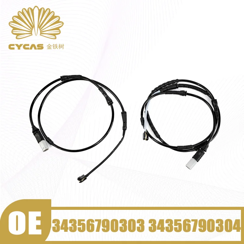 

CYCAS Front Rear Axle Brake Pad Wear Sensor #34356790303 34356790304 For BMW X3 X4 F25 F26 xDrive Replacement Parts