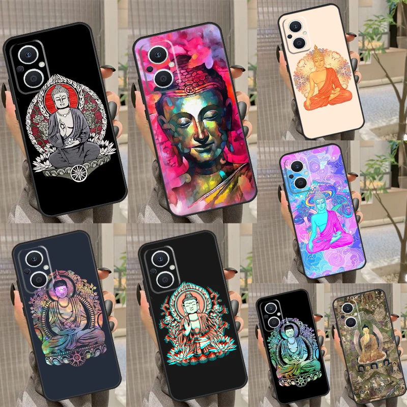 Trippy Gautama Buddha Case For OPPO Reno 8 7 Lite Reno 3 4 5 6 Lite 8T 4Z 5Z Find X5 X2 X3 Lite Neo X6 Pro Cover