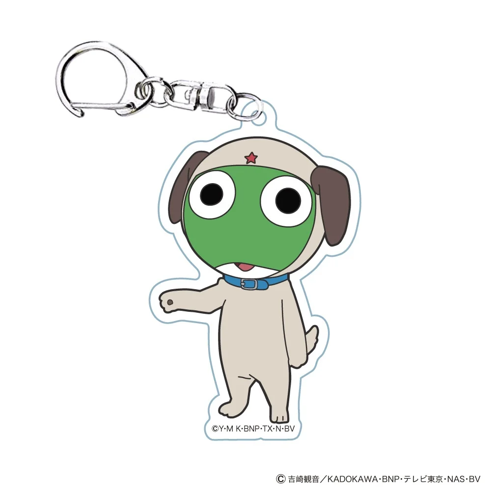 

6CM hot Anime Tamama Giroro Kururu Acrylic Keychain Model Cosplay Characters Ornament Accessories Good Christmas Gifts