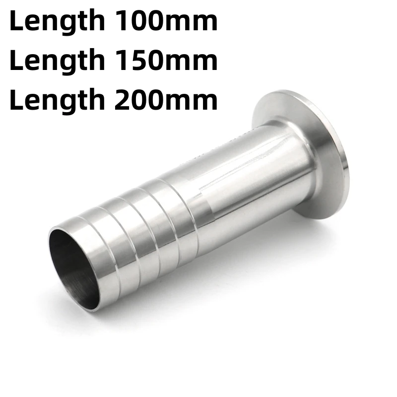 

Шланговый зажим с тройным зажимом, длинный тип, длина 100 150 200 мм, нержавеющая сталь 304, санитарный OD19 25, 32, 38, 45, 51 мм, фитинг для труб Homebrew
