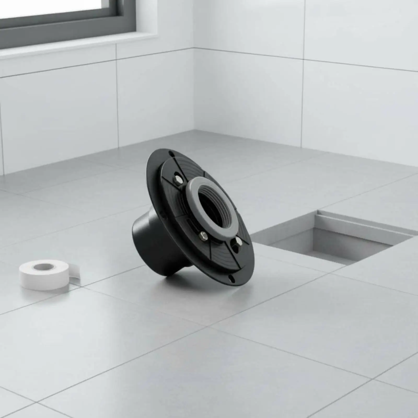Flange Drain Base Watertight Anti-Odor Drain Part Heavy Duty