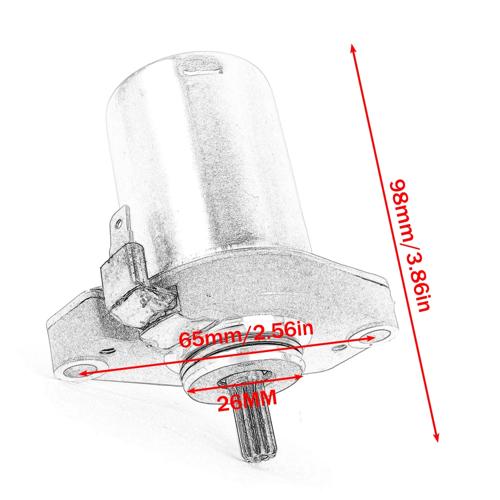محرك بداية لـ Explorer ATV رصاصة حامي 50 Polaris Mini Ram 50/SMC Grizzly 50 Aeon ATV Cobra Revo 50 100 35800-NAF-00 #6