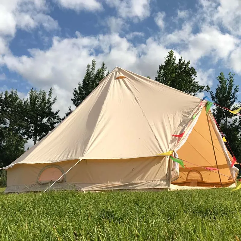 2026 Nordic Minimalist Family Light Luxury Large Space Pyramid Camping Plus Thick Camping Tentpromote sales