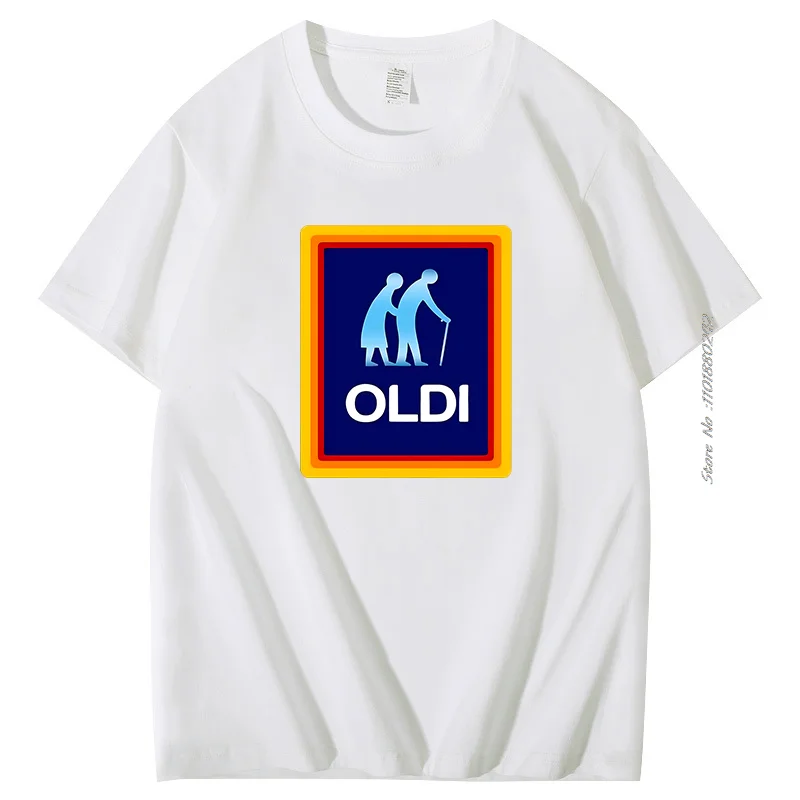 Oldi Graphic T Shirts Summer Short Sleeve T-Shirts Comfortable Loose Breathable Tops Funny Street Fashion Camisetas Mens Clothes