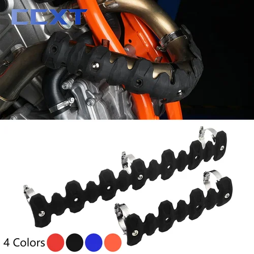 Protector de protección térmica de tubo silenciador de escape para KTM SXF EXCF SMR 250 350 450 500 Husqvarna FC FE 250 350 450 501 4 Stock