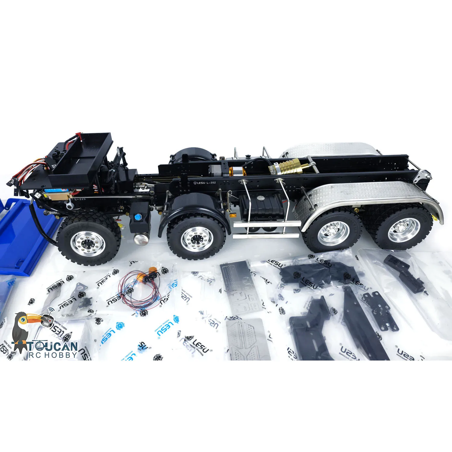 

LESU 8X8 1/14 RC Dump Truck for Man Tgs Metal Chassis One-Way Remote Control Dumper Car Upgraded Toys for Boy Thzh1459