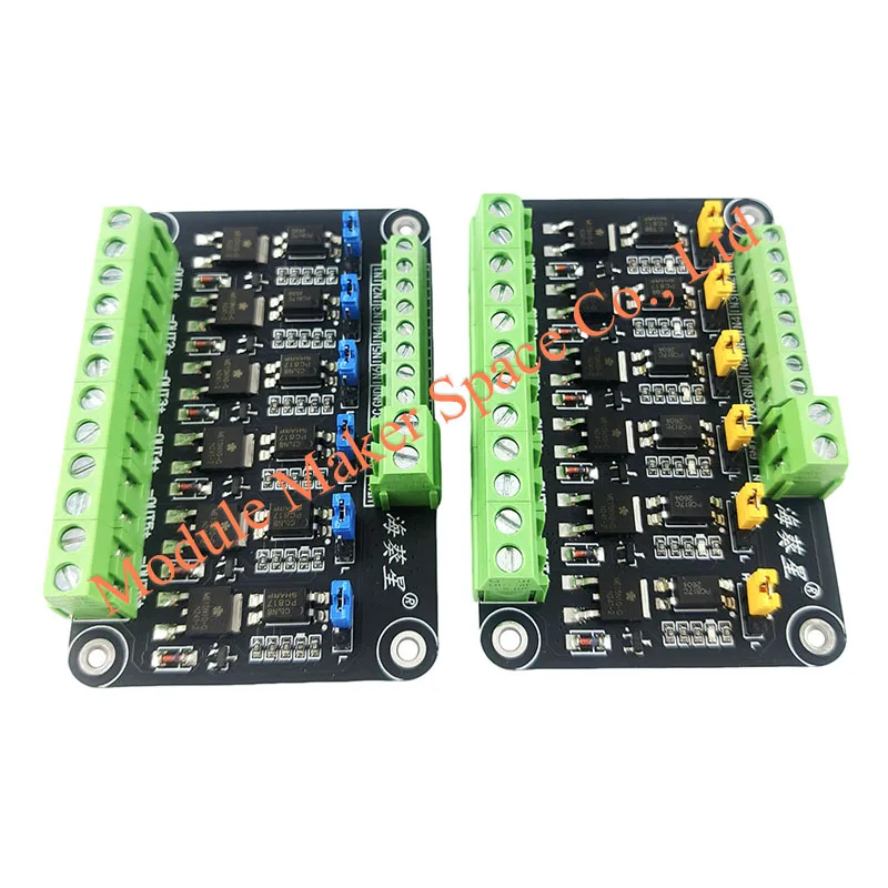 Moduł 6-kanałowy MOS FET z izolacją transoptorową, płytka sterownika MOSFET 3.3V 5V dla Arduino PLC Mikrokontroler