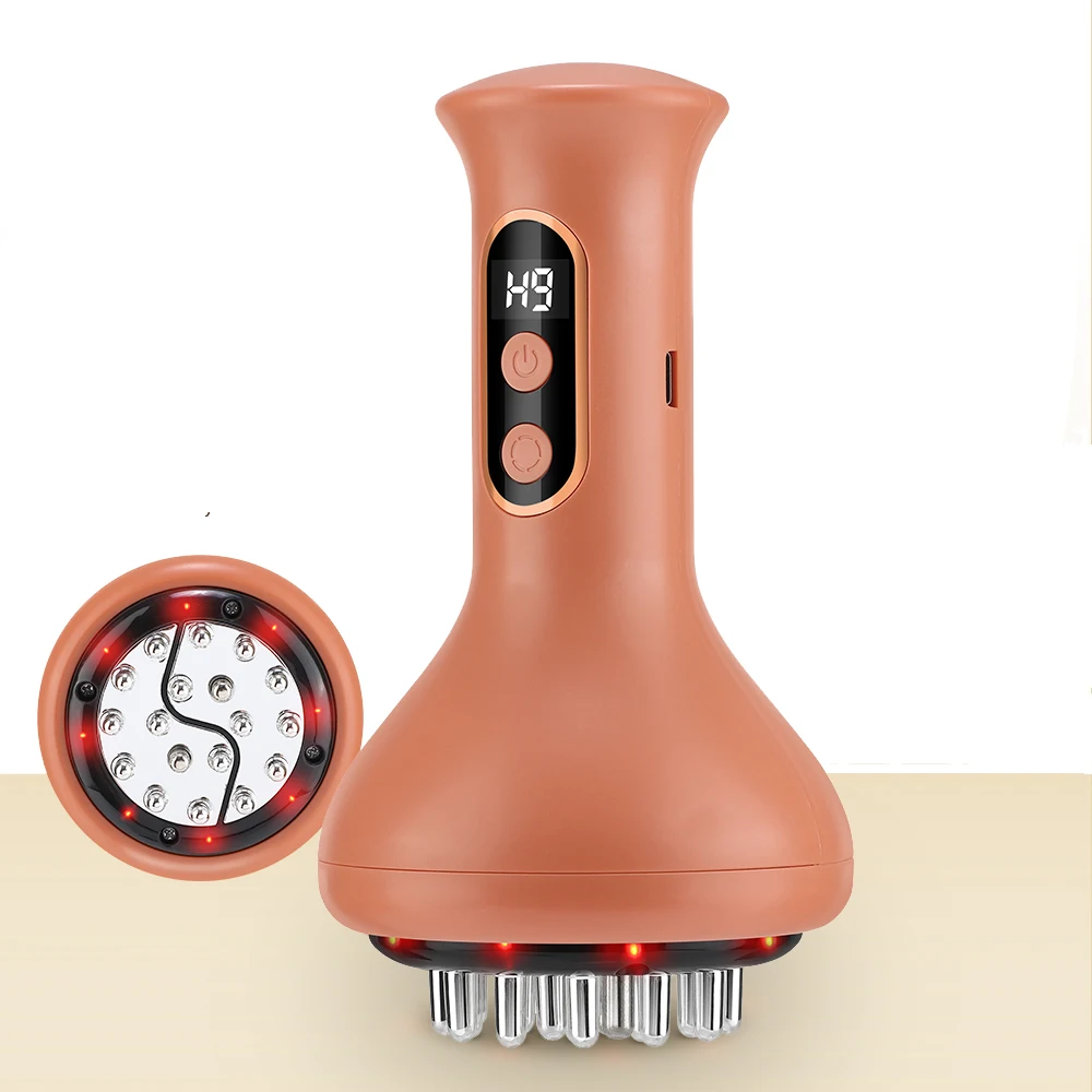 

Новое вакуумное устройство для массажа тела, 9-уровневые умные антицеллюлитные нагревательные банки для спины, гуаша, отпугивание китайского меридиана