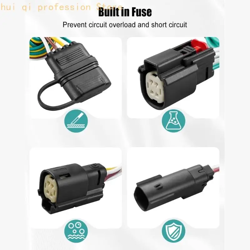 Plug-and-Play-4-Wege-Anhänger-Verkabelungssatz für Edge-SUV-Modelle 2011–2014 56120 118515 40695 H8WE – Detail 5