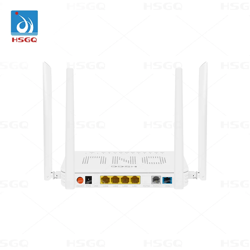 HSGQ-X410AX Wifi6 Onu Xpon Ont Dual Band Ax3000 Gpon Onu 4ge 1pots Ax3000