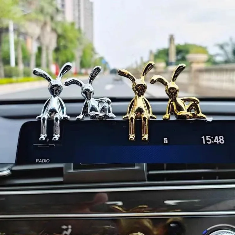 Car Interior Decoration Cartoon Animal Center Console Decoration Personality Room Dining Table Desk Decoration Interior Decor