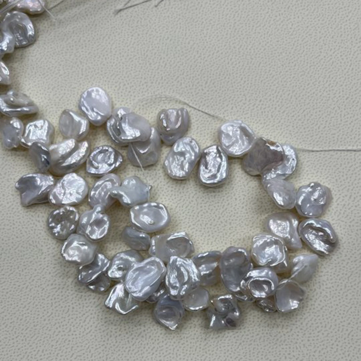 

8x16-10x20mm Natural Pearl Petals Freshwater White Necklace Semi-Finished Baroque DIY Materials Accessories Wholesale Jewelry