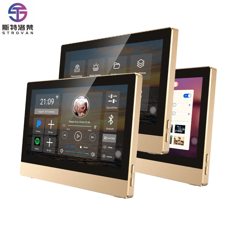 

7 Inch Background Music Host Superior Quality back System Control Host Music Server Home Theater Systems Smart Home Products