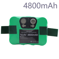 14.4V Ni-MH rechargeable battery 3500mAh 4800mah Vacuum Cleaner Sweeping Robot for KV8 XR210 XR510 XR210A XR210B XR510B XR510D