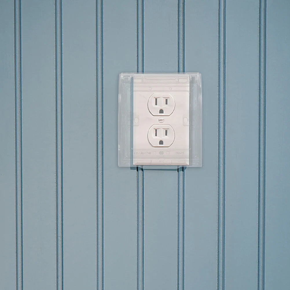 

3Pcs Childproof Outlet Covers Baby Safety Plug Protector Stable Strong Material Effective Protection Electric Outlet Covers