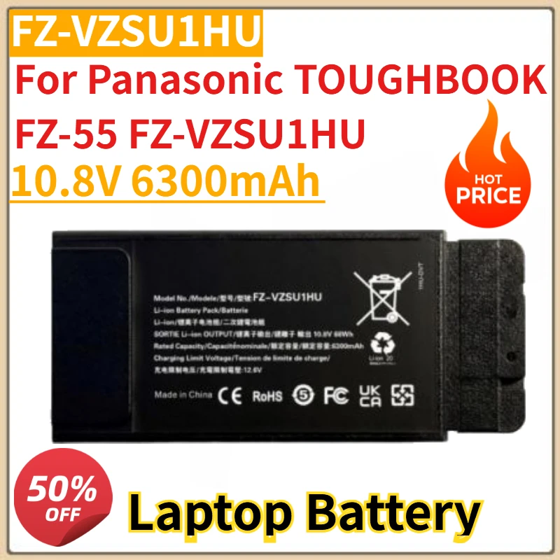 

Высокое качество, новый аккумулятор для ноутбука 10,8 В, 6300 мАч FZ-VZSU1HU, новый аккумулятор для Panasonic TOUGHBOOK FZ-55 FZ-VZSU1HU