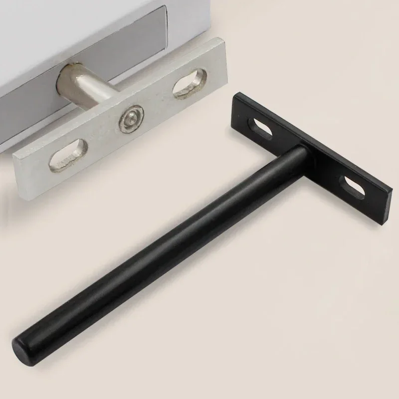 Multi Size Concealed T-shaped Bracket Home Improvement 6 inch Invisible Wall Bracket Wooden Board Connector Fixing Accessories