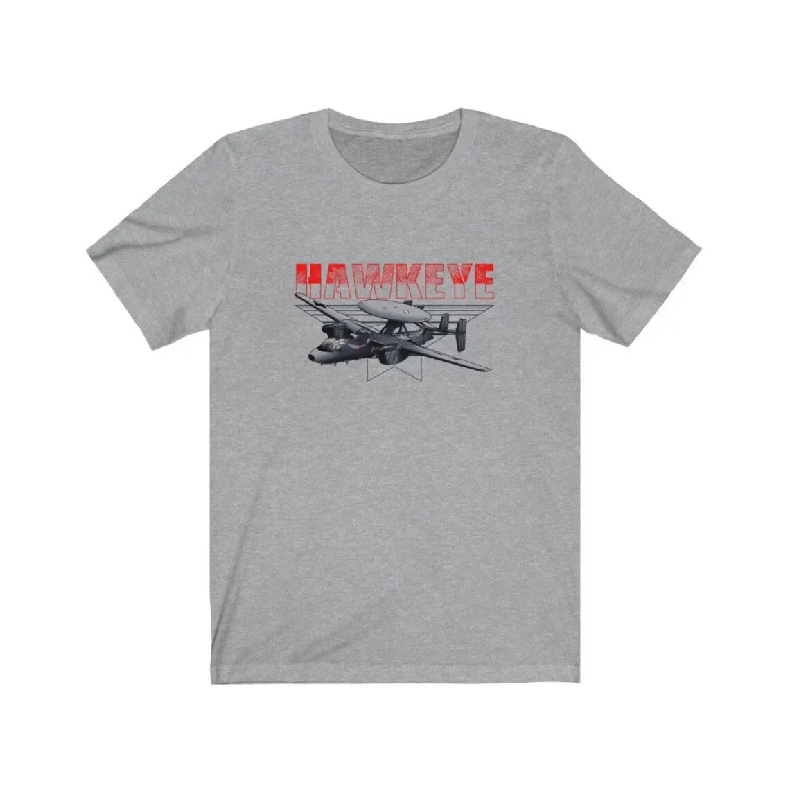 E-2 Hawkeye AWACS Tactical Airborne Early Warning Aircraft T-Shirt 100% Cotton O-Neck Summer Short Sleeve Casual Mens T-shirt