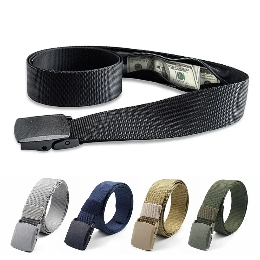 Portable Hidden Belt Secret Items Hidden Safe Storage Tactical Wallet Money Belt Tactical Belt Deposit Time Secret Safe