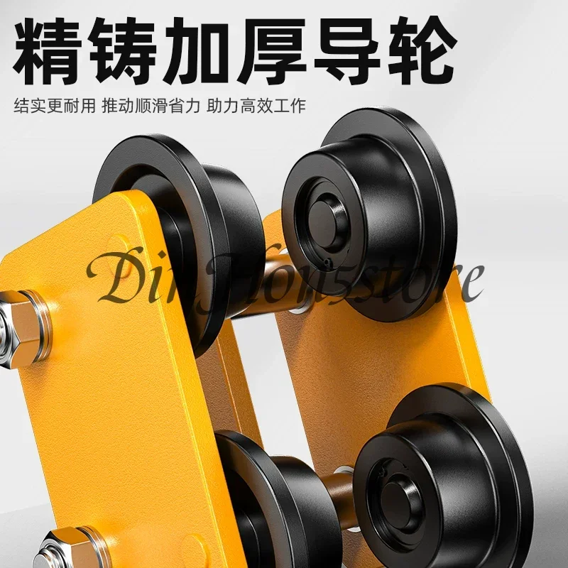 Hand-Pulled Sports Car I-Beam Track Pulley Hand-Pulled Sports Car Electric Hoist Sports Car Crane Pulley 0.5 Tons T