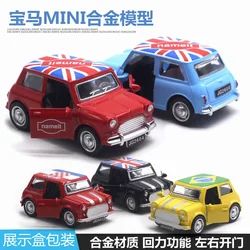 1: 43 alloy BMW mini model door opening power car model cake decoration, children's gift